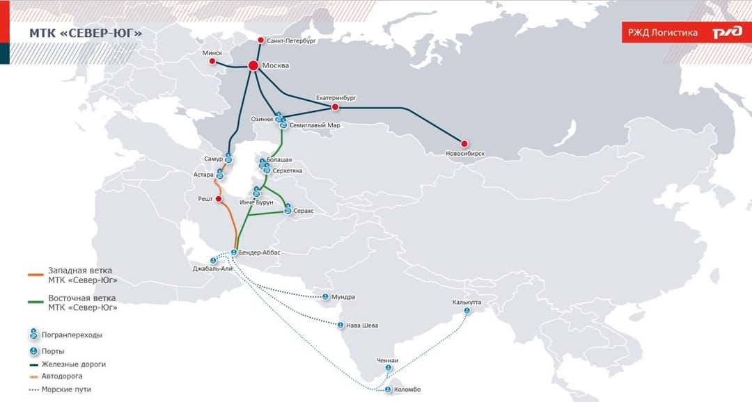 Russiýa Demirgazyk — Günorta geçelgesi boýunça Türkmenistan bilen söwdanyň ýokary depginde ösmegine garaşýar