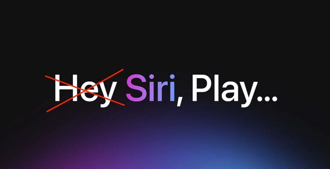 The voice assistant Siri can be accessed simply “Siri!”