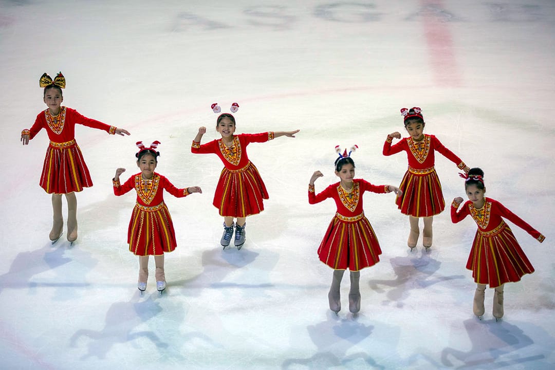 В Спортивном комплексе зимних видов спорта Ашхабада готовится новое ледовое представление 
