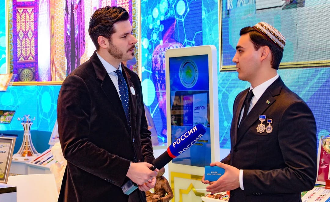 The “Rossiya 1” TV channel showed a report from a multidisciplinary exhibition in Ashgabat