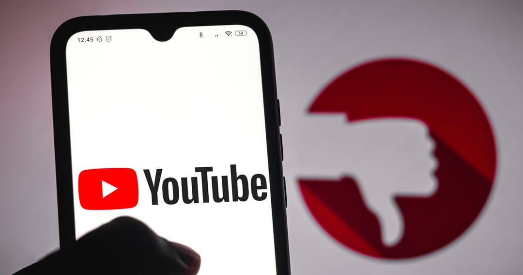 YouTube прекратит показывать количество дизлайков под видео