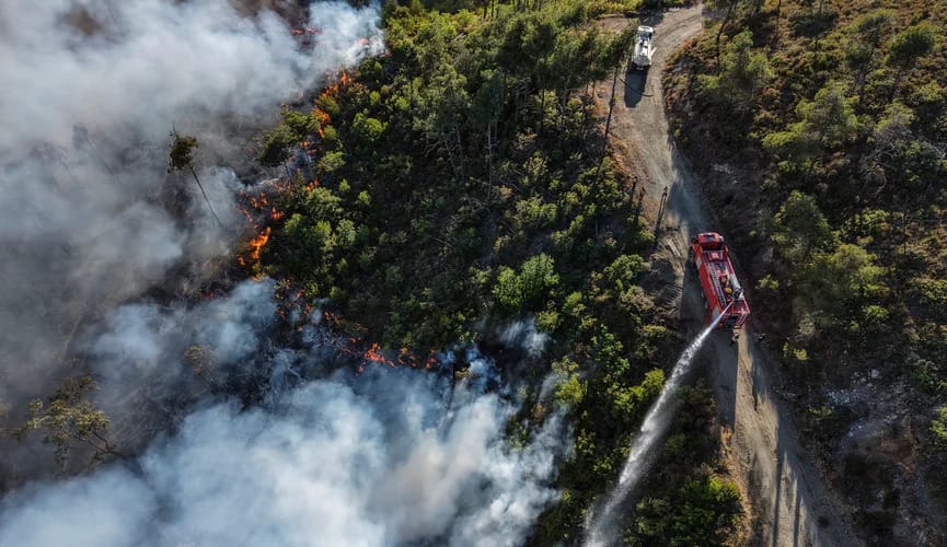 Türkiýäniň şypahanalaryndaky tokaý ýangynlary gözegçilik astyna alyndy