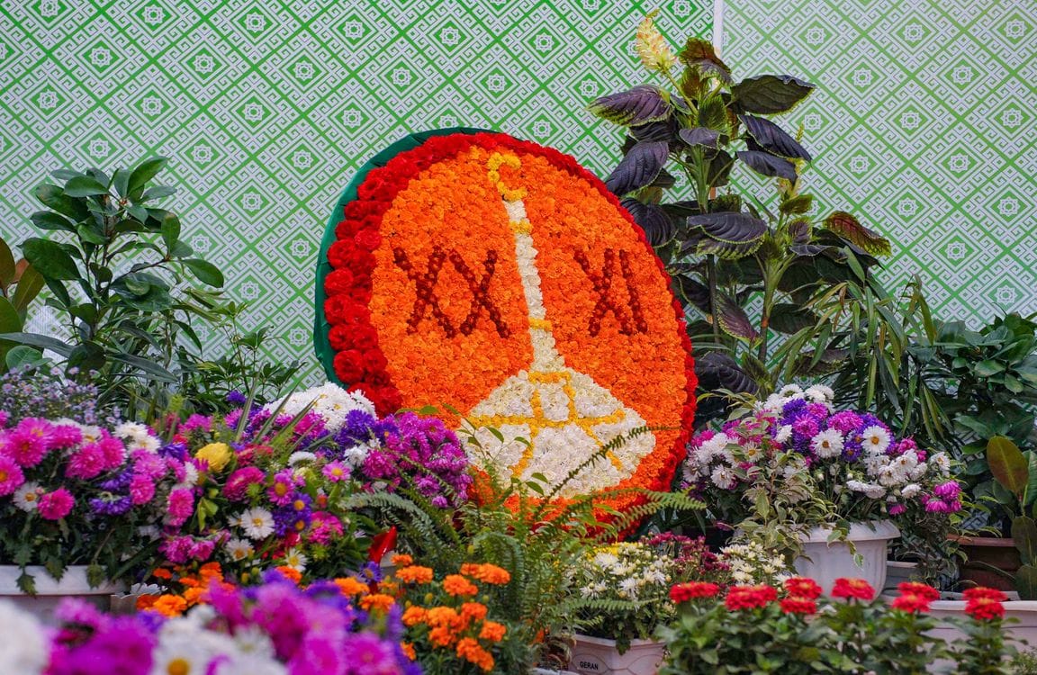 The winners of the flower growers contest were determined in Ashgabat