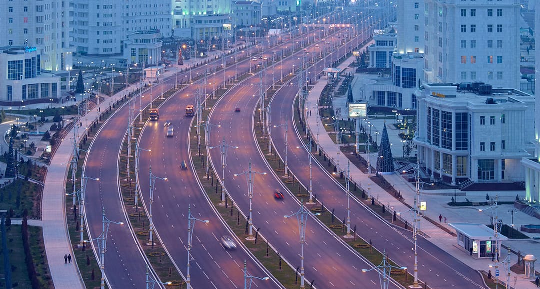 В Ашхабаде вводятся временные ограничения движения транспорта