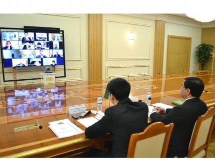 Turkmenistan participated in the videoconference of the chambers of Commerce and industry of the ECO member States
