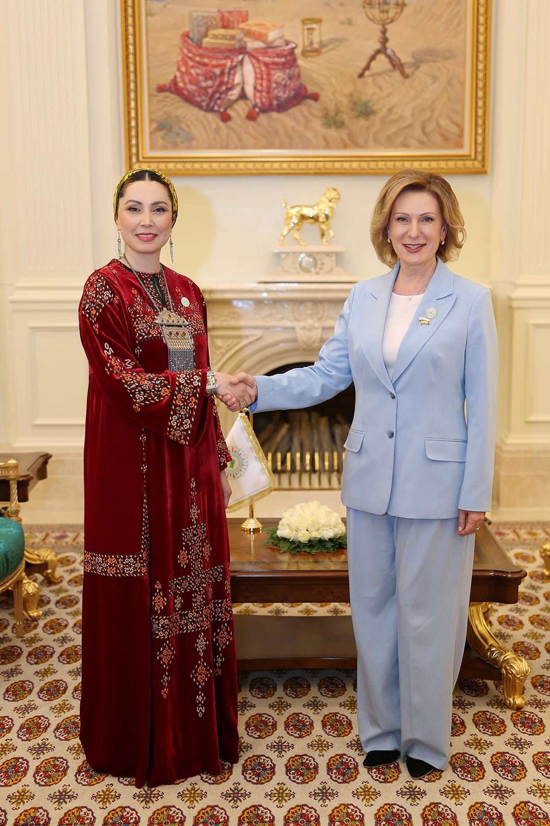 Haýyr-sahawat gaznasynyň wise-prezidenti RF-niň Federal Ýygnagynyň Federasiýa Geňeşiniň Başlygynyň orunbasary bilen duşuşdy