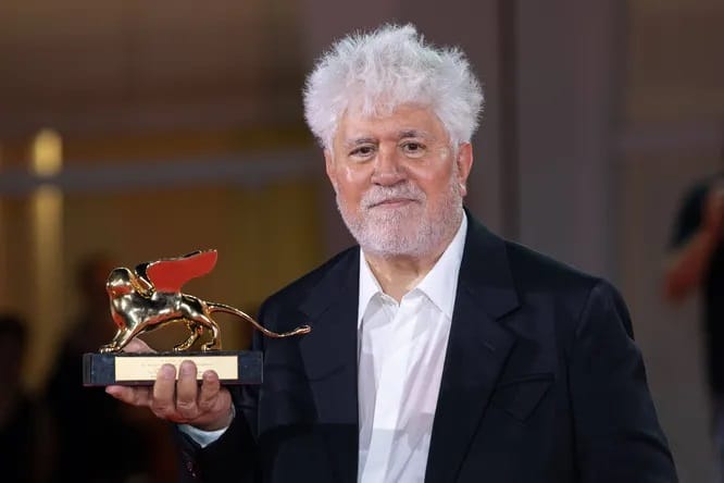 Pedro Almodovar's “The Room Next Door” received the main award at the Venice Film Festival
