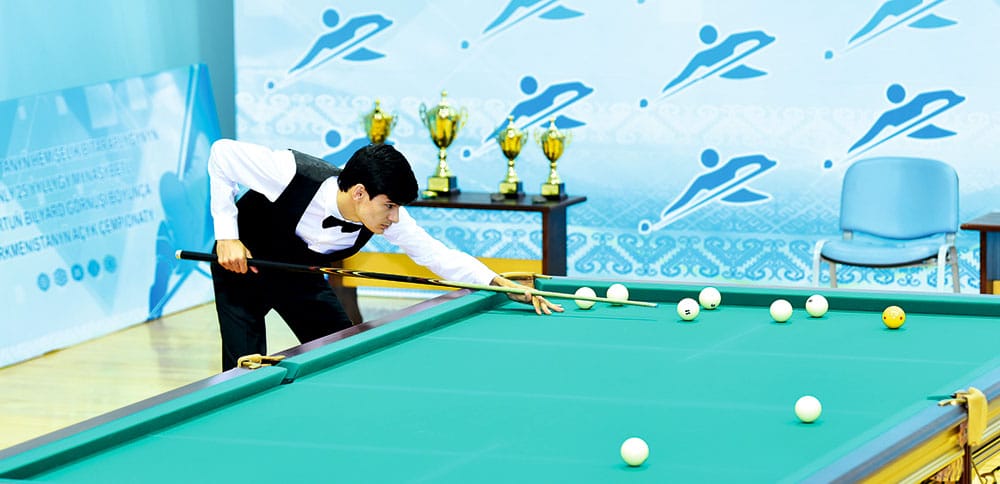 Bilýard boýunça Türkmenistanyň açyk çempionaty geçirildi