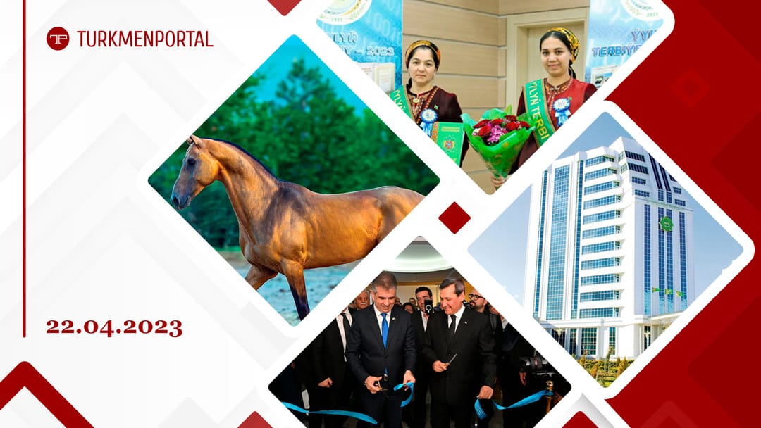 The official website of the Halk Maslahaty has been created, the best teacher and educator of 2023 has been chosen in Turkmenistan, a job fair and other news will be held in Ashgabat