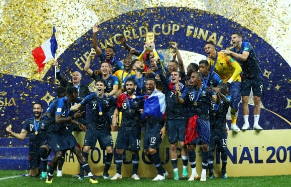 Чемпионы мира французы заняли 19 место по владению мячом и 28-е – по физподготовке на ЧМ-2018 по футболу