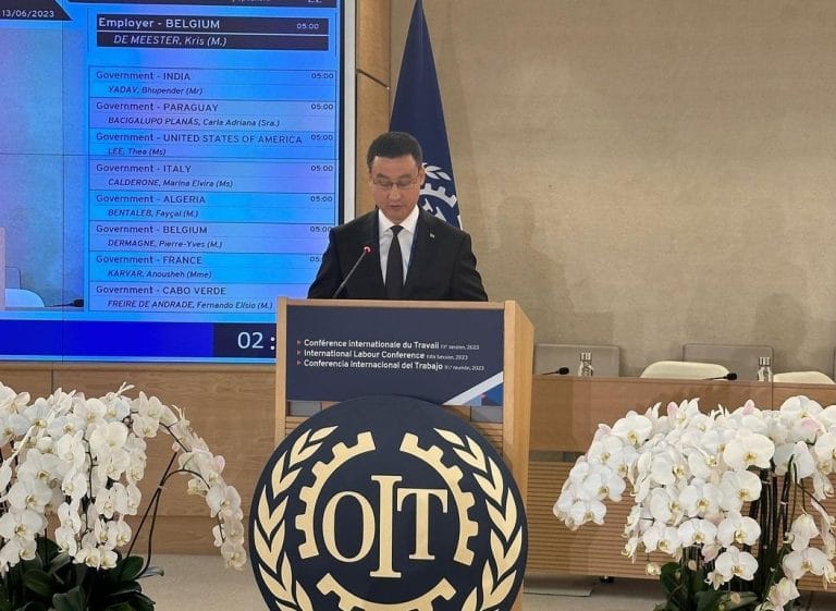 Türkmen wekiliýeti 111-nji Halkara zähmet konferensiýasyna gatnaşýar