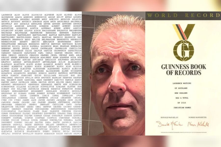 Iň uzyn atly täze zelandiýaly Ginnesiň rekordlar kitabyna girizildi