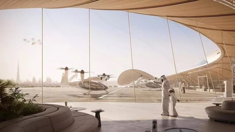 Дубай к 2026 году готовится к запуску первых летающих такси