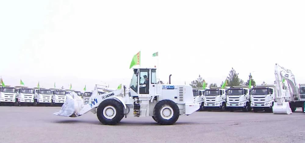 Горно-обогатительное предприятие на западе Туркменистана получило 40 китайских машин