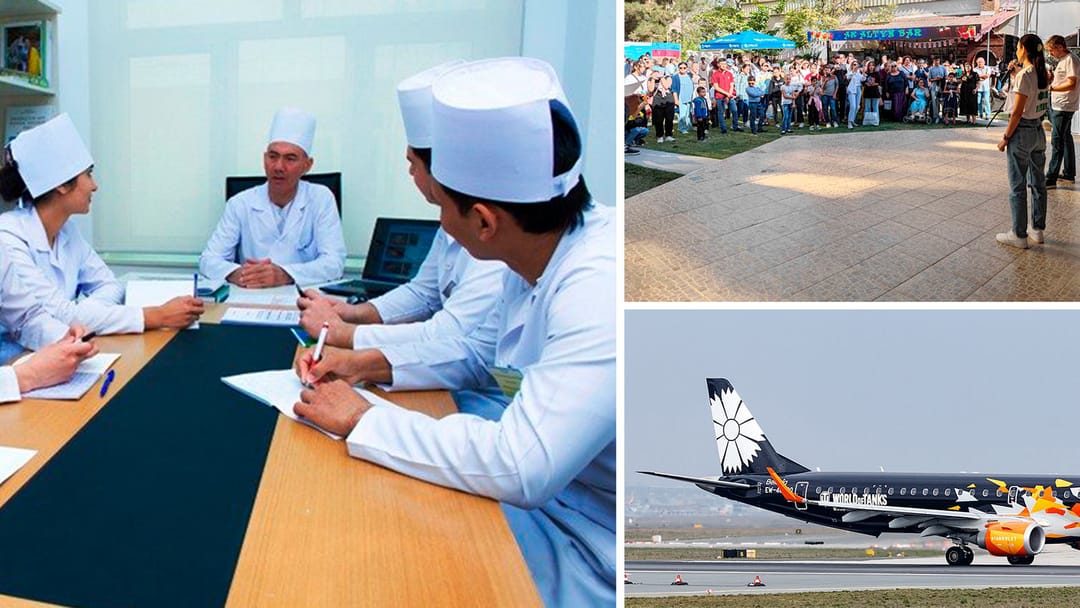 Turkmen doctors celebrated their professional holiday, “Belavia” opened ticket sales in Turkmenbashi, the British Embassy organized the first eco-festival in Ashgabat