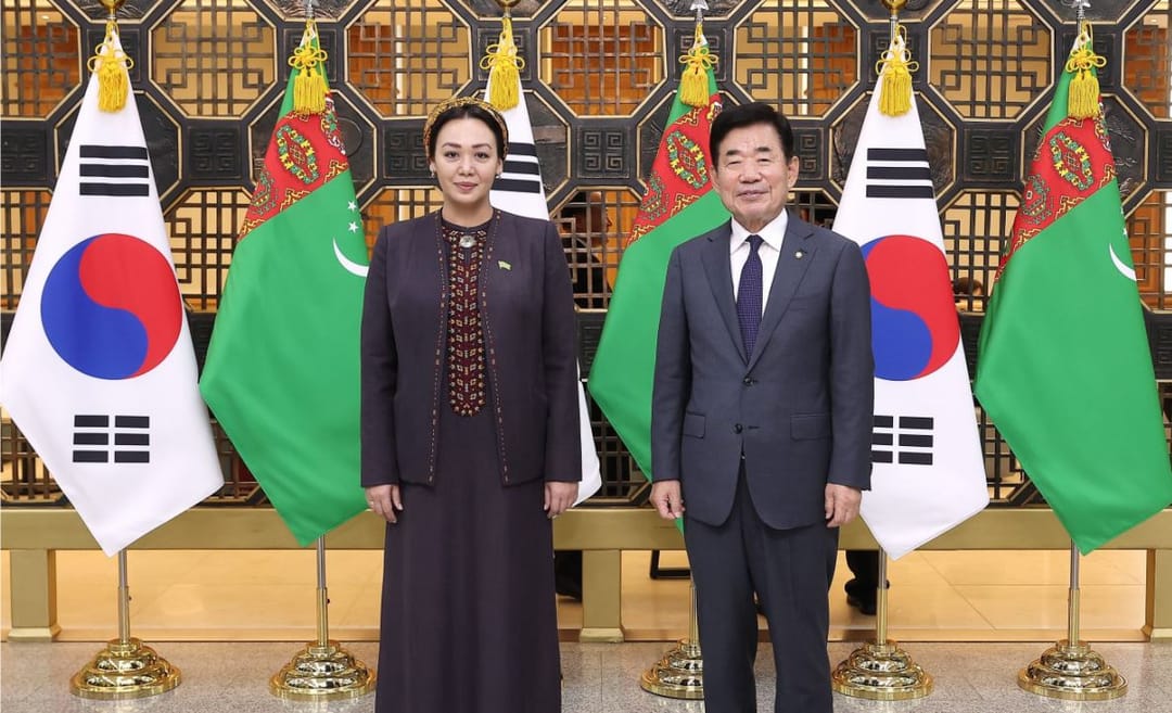Türkmen wekiliýeti birinji türkmen-koreý parlamentara geňeşmeleriň işine gatnaşdy