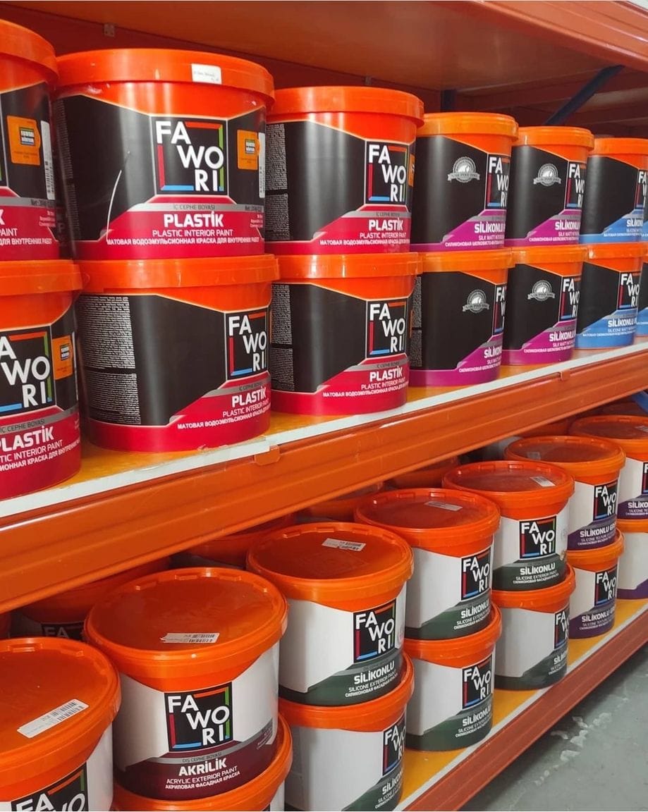 Новая партия лакокрасочных материалов поступила в сеть магазинов Ak gaýa