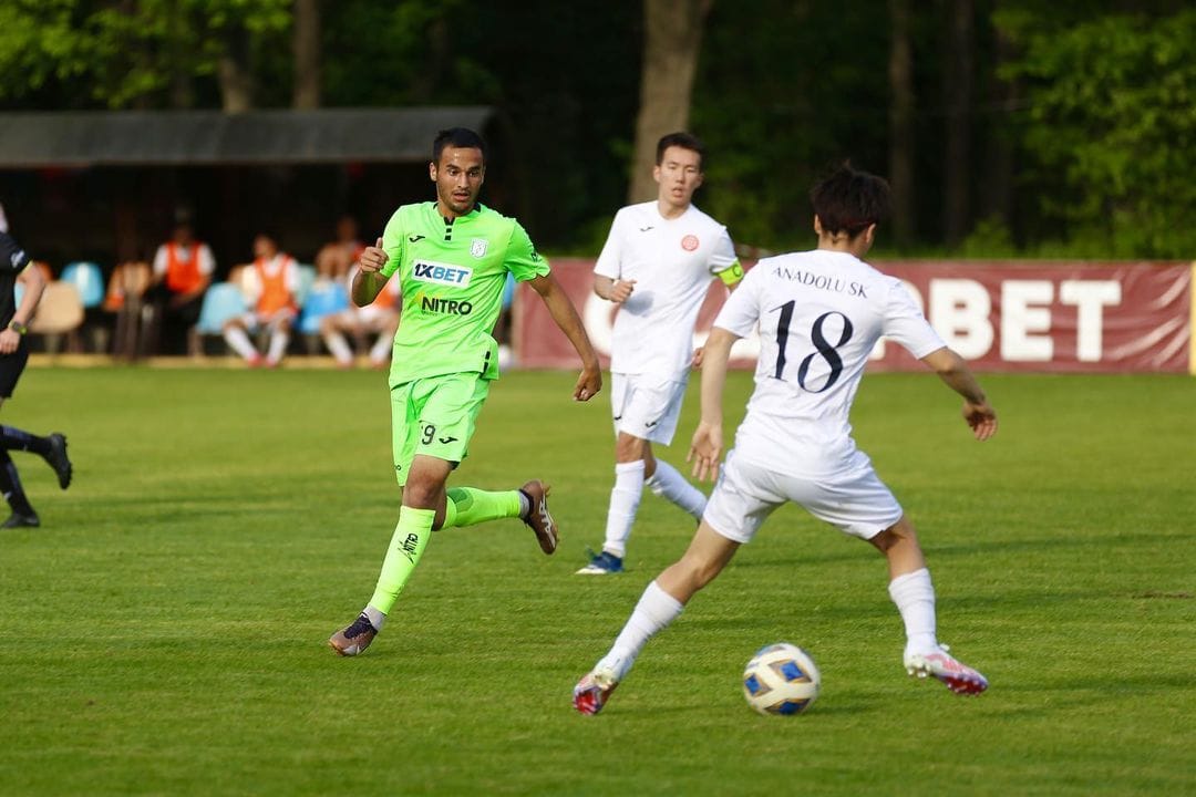 The match of the Cup of Kyrgyzstan ended with the score 16:0. One of the goals was scored by a football player from Turkmenistan