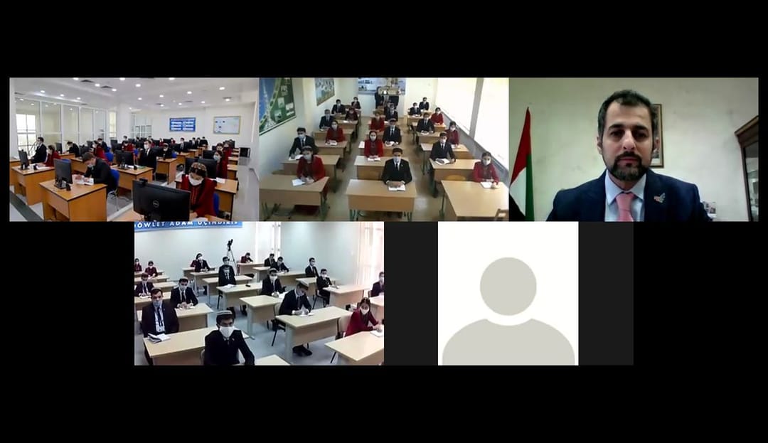 Временный поверенный в делах посольства ОАЭ выступил с лекцией перед студентами Туркменистана 