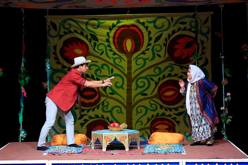Премьеру спектакля подготовил туркменский драмтеатр к церемонии открытия парка «Ташкент»