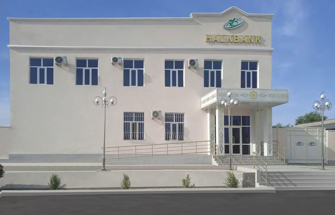 Türkmenistanyň «Halkbank» PTB Köneürgenç şäherindäki şahamçasynyň täze binasy guruldy