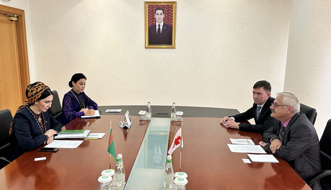 В МИД Туркменистана прошла встреча с заместителем главы Регионального представительства МККК 