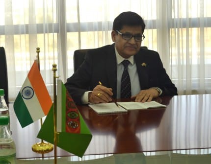 Завершается дипломатическая миссия индийского посла в Туркменистане