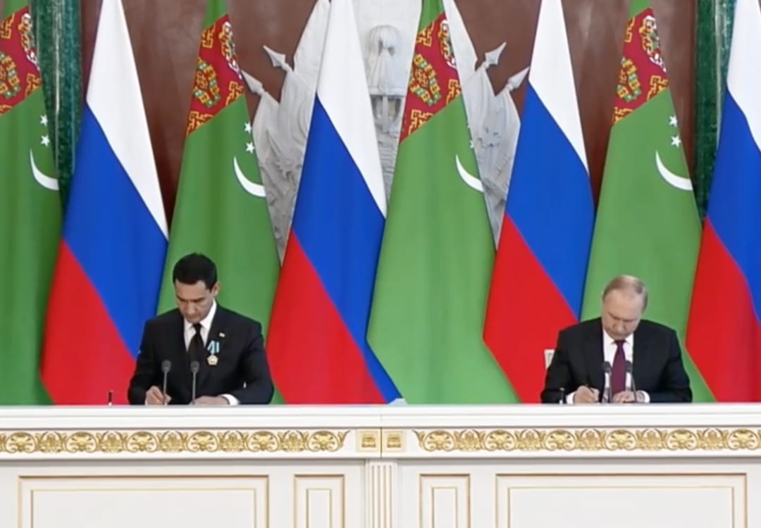 Türkmenistan bilen Russiýanyň arasyndaky strategik hyzmatdaşlygy çuňlaşdyrmak baradaky Jarnama gol çekildi
