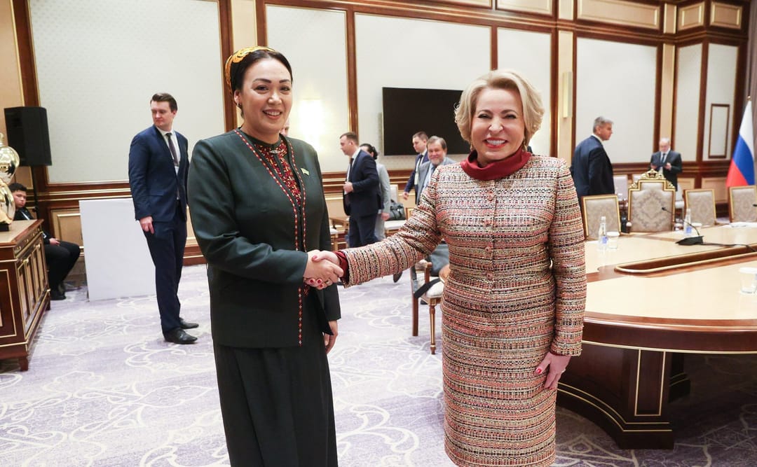 Walentina Matwiýenko Türkmenistanda geçiriljek halkara çärelere çagyryldy