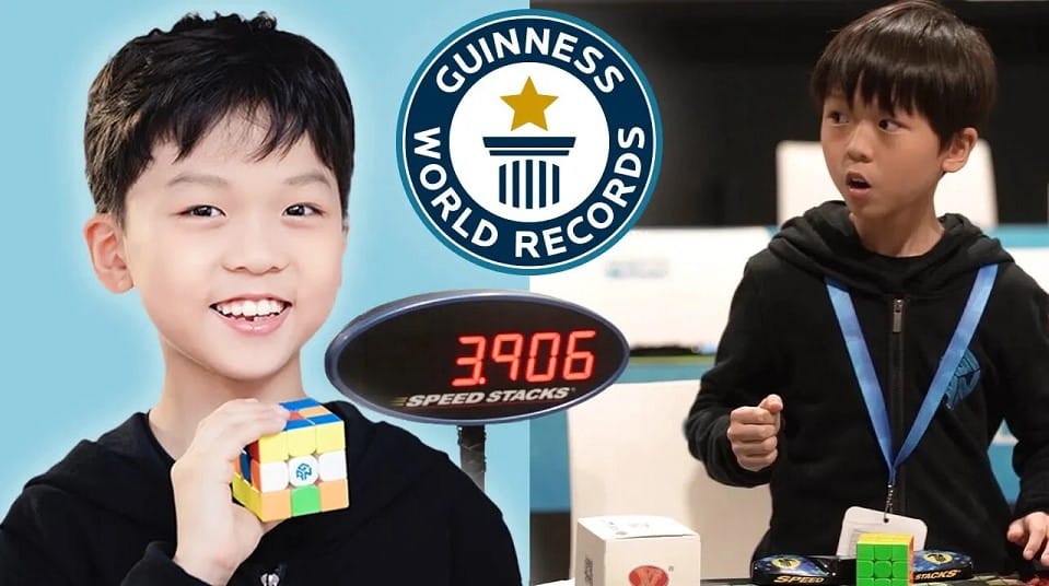Chinese student won world championship in speed cubing