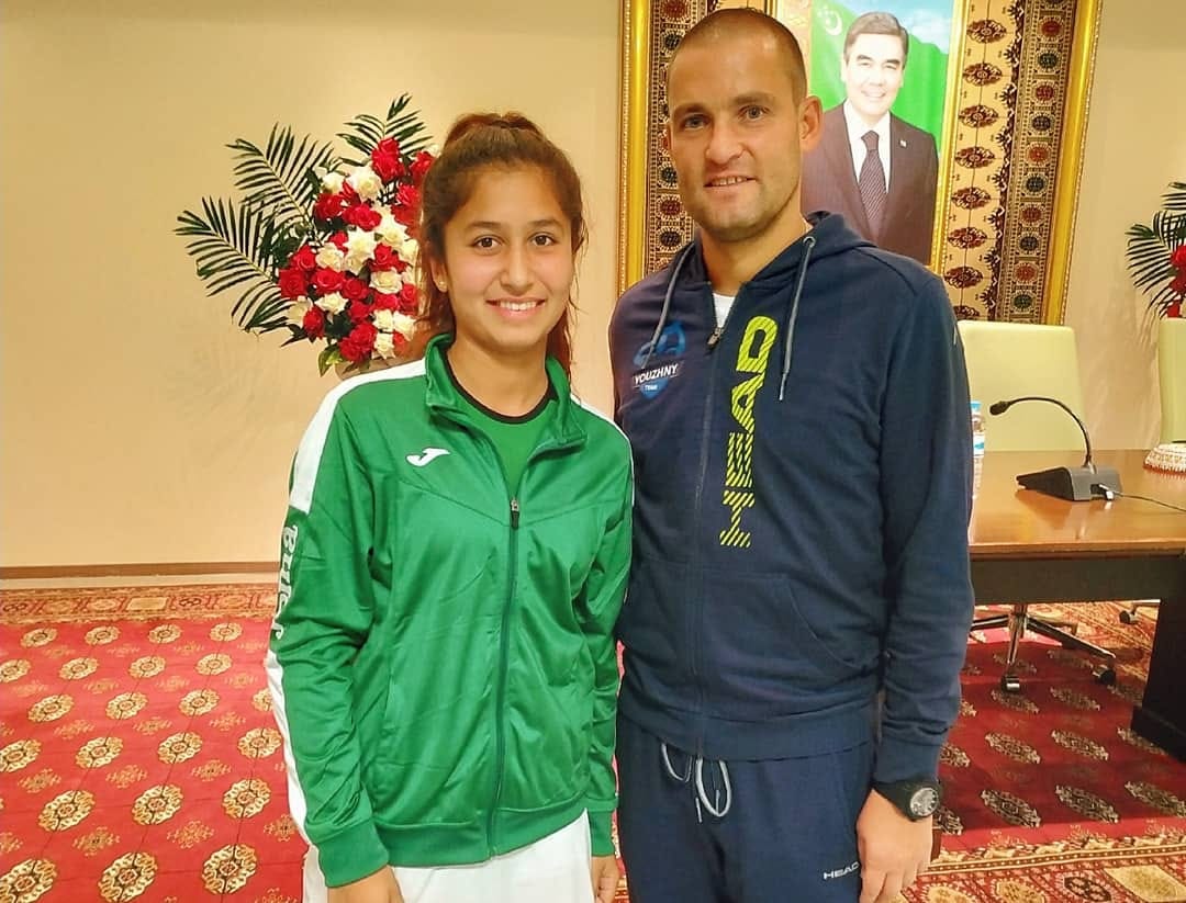 Russian tennis player Mikhail Youzhny held a master class in Ashgabat