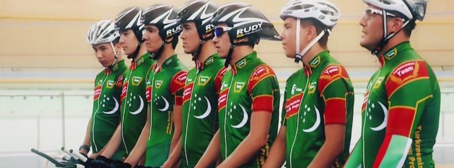 Türkmenistanly welosportçular Gökderede türgenleşýär