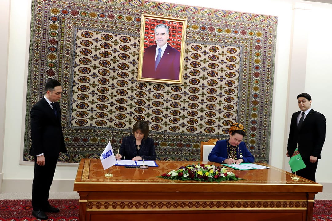 Между Туркменистаном и ПРООН подписан очередной ряд документов стратегического партнерства