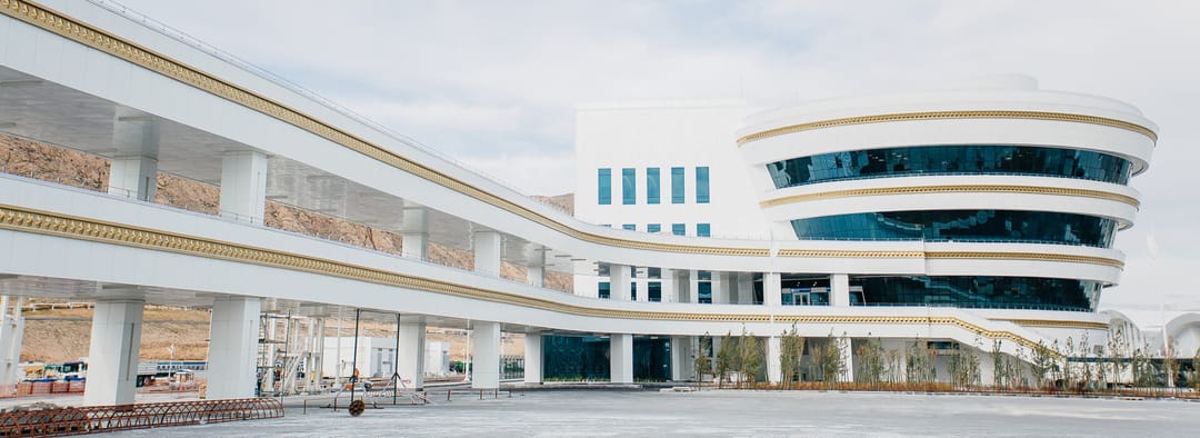 The Turkmenbashi International seaport offers cargo and passenger transportation services