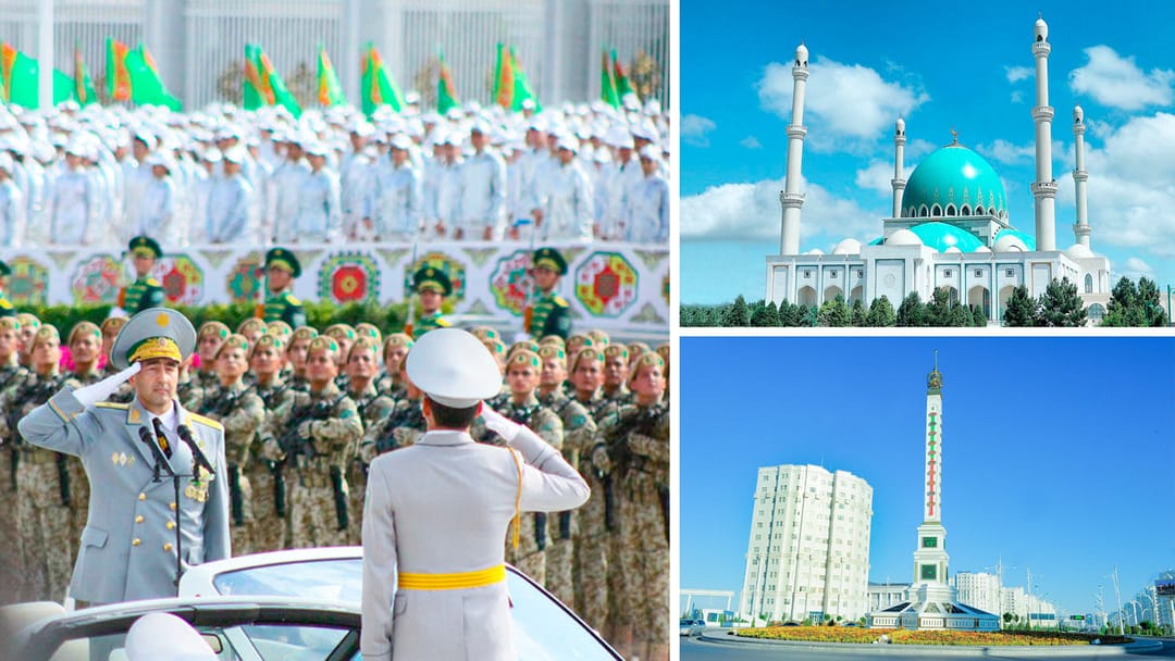 A military parade on Independence Day will be held in Turkmenistan, a special account has been opened in the Bank “Turkmenistan” for donations for the construction of mosques, forecasted temperature for June and other news