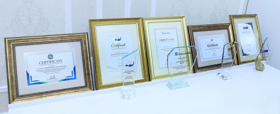 Первый в Туркменистане Центр по ремонту газовых турбин удостоен пяти международных сертификатов