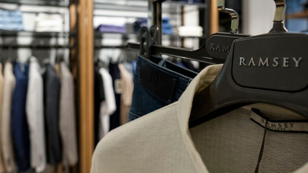 Модели осенне-зимней коллекции Ramsey представлены в официальном бутике бренда