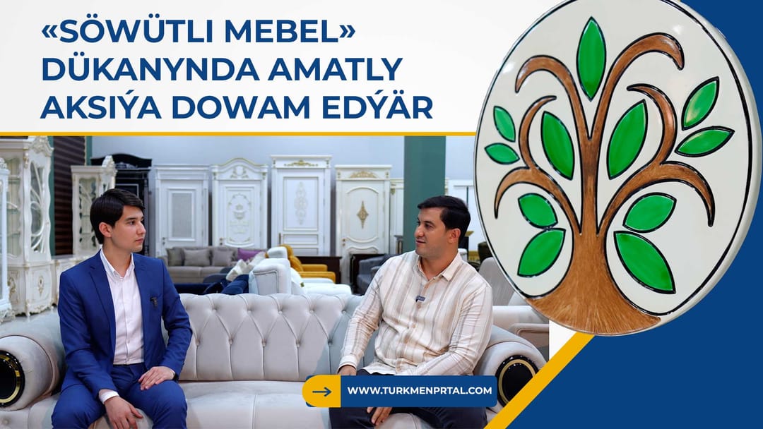 «Söwütli Mebel» dükanynda amatly aksiýa dowam edýär