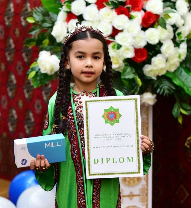 Выбрана самая очаровательная девочка Туркменистана