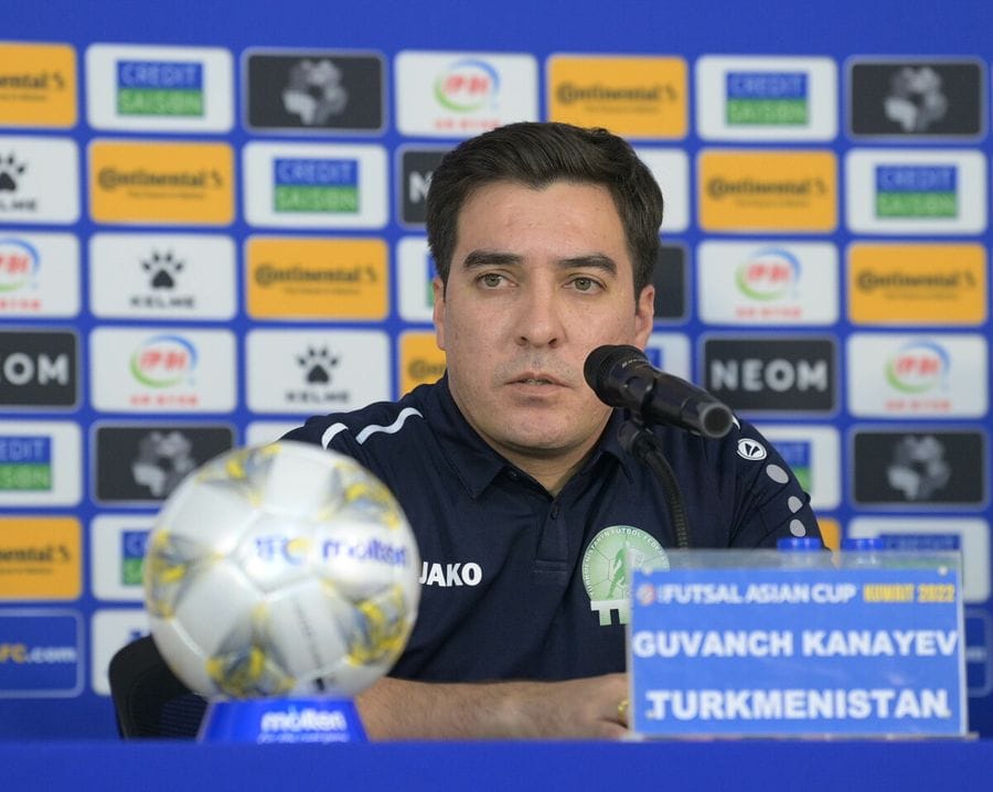 Гуванч Канаев рассказал о задаче сборной Туркменистана на Кубке Азии-2022 по футзалу