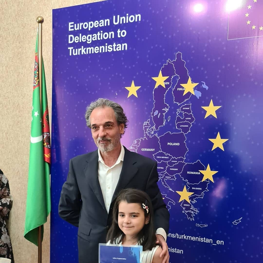 Семилетняя ашхабадка победила в экоконкурсе Представительства ЕС в Туркменистане