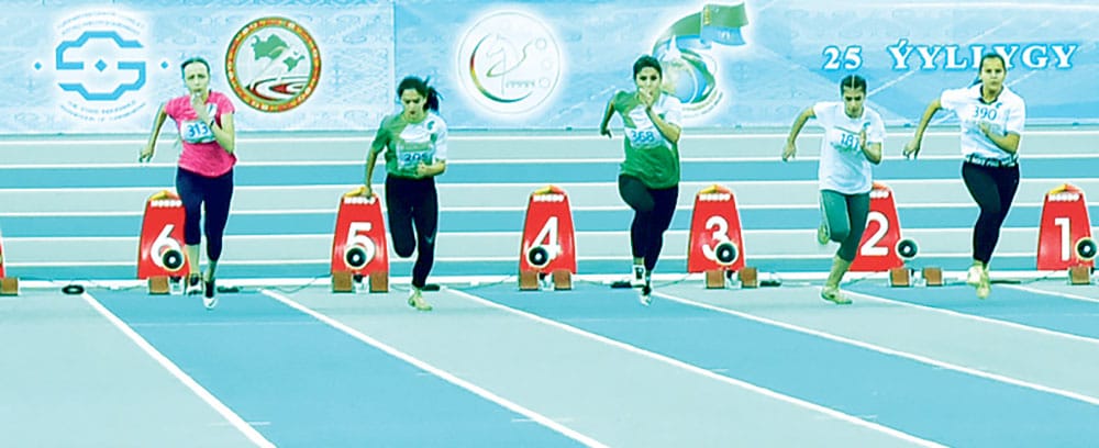 Ýeňil atletika boýunça Türkmenistanyň çempionaty geçirildi