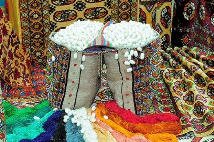 В Туркменистане в 2021 году будет произведено 2100 тонн коконов шелкопряда