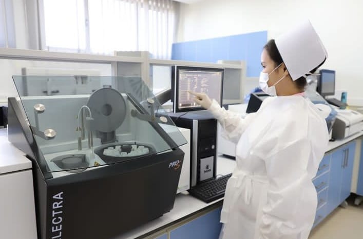 A large batch of laboratory reagents for blood tests was delivered to Turkmenistan