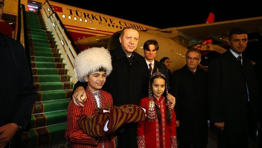 Эрдоган готовится к визиту в Туркменистан