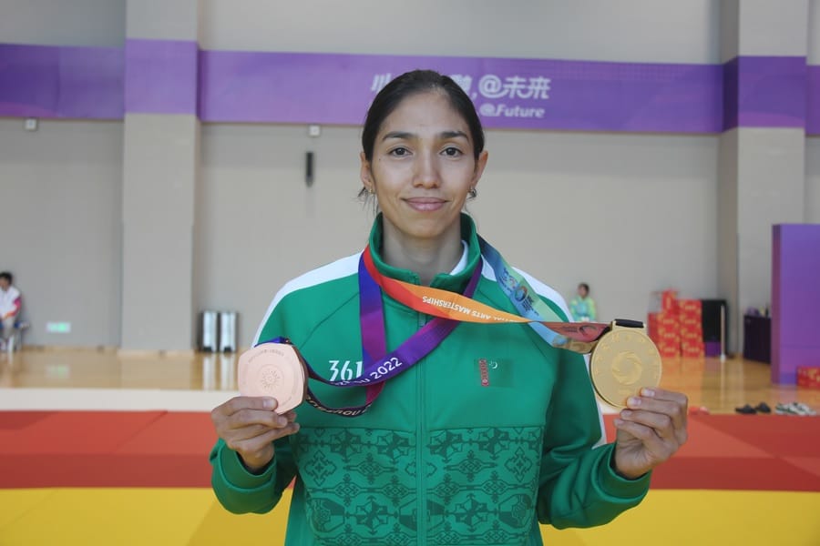 The Turkmen team shows good results at the start of the World Kurash Championship