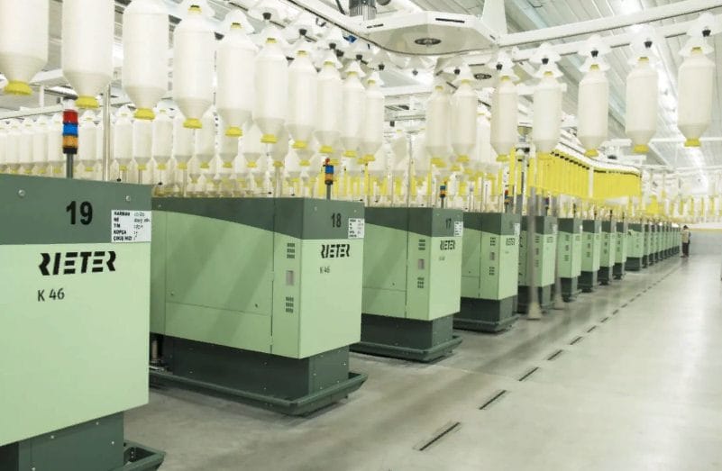 Каахкинский текстильный комплекс Туркменистана оснастили швейцарской техникой