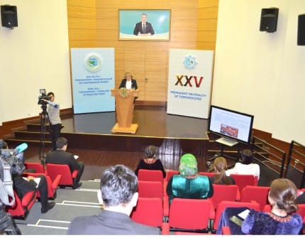 Head of the OSCE Center held a briefing at the Foreign Ministry of Turkmenistan