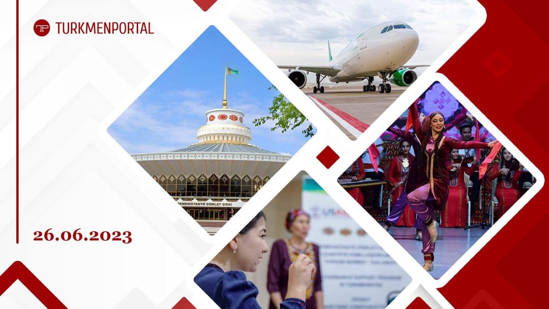 The Week of Turkic Culture was launched in Ashgabat, the President of Turkmenistan and the head of the Halk Maslahaty got acquainted with the maintenance of aircraft, TV journalists from Armenia were invited to Turkmenistan and other news