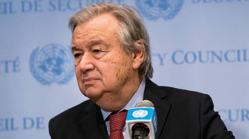 Guterriş Afrika ýurtlarynyň BMG-niň Howpsuzlyk geňeşiniň hemişelik agzalary boljakdygyny aýtdy